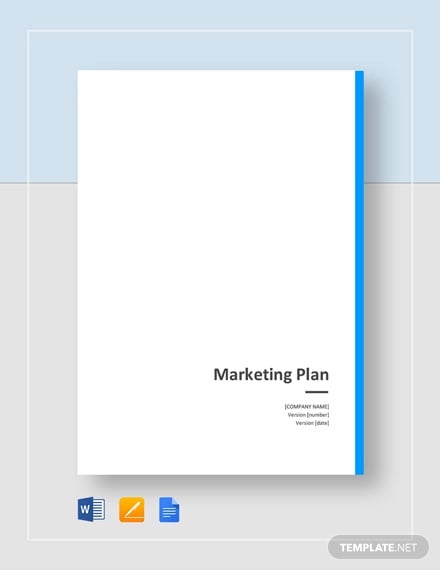 general marketing plan template