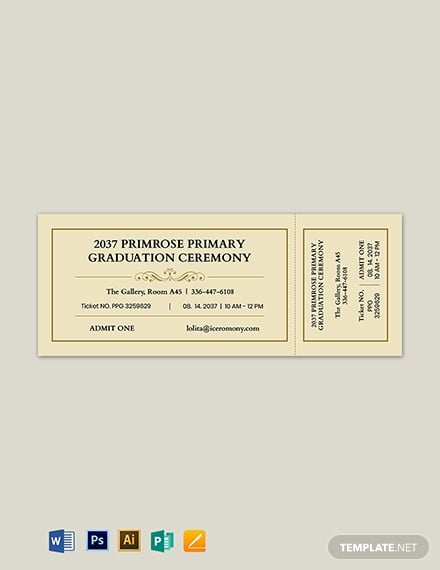 Graduation Tickets Template from images.template.net