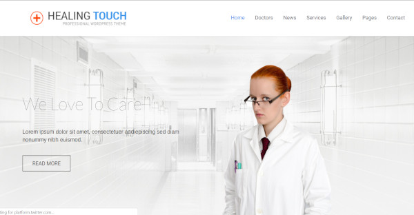 healing touch seo optimized wordpress theme