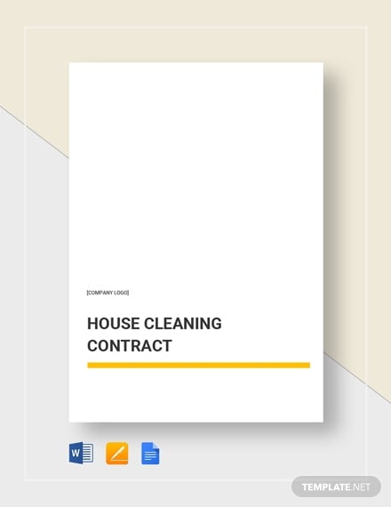 house cleaning contract 2