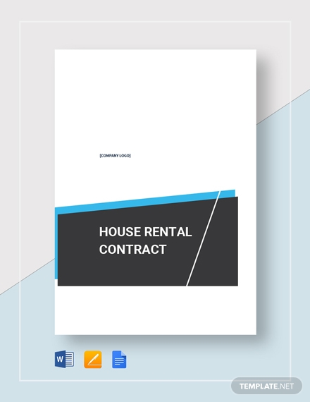 house rental contract template