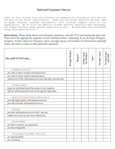 15+ Customer Survey Templates in PDF | Word | Pages | Google Docs | XLS