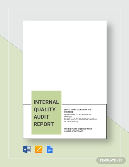 internal-quality-audit-report