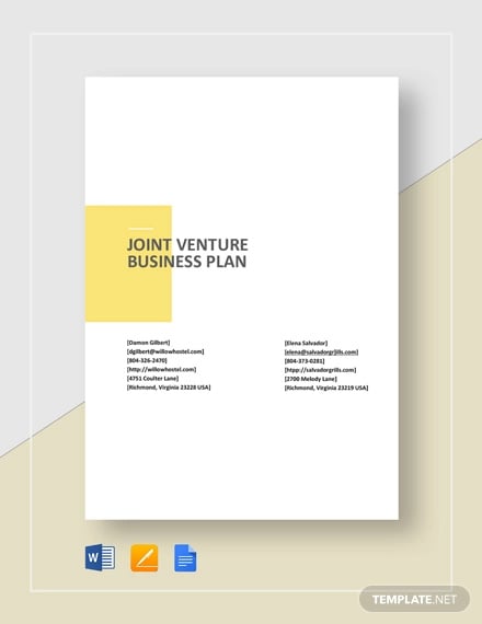 joint-venture-business-plan-template