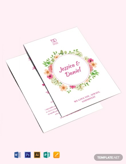 5 Wedding Congratulations Card Templates Illustrator Psd Ms Word Publisher Pages