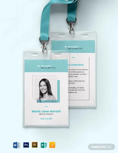 15+ Student ID Card Templates - Illustrator, Photoshop, MS Word, Pages