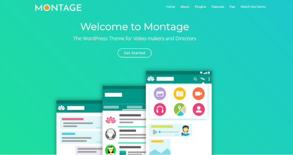 montage – revolution slider wordpress theme