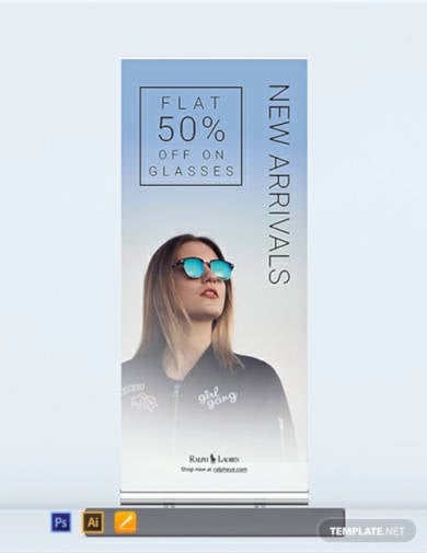 product sale roll up banner