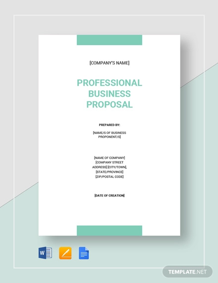 Image 1 for Business Analysis Proposal Template