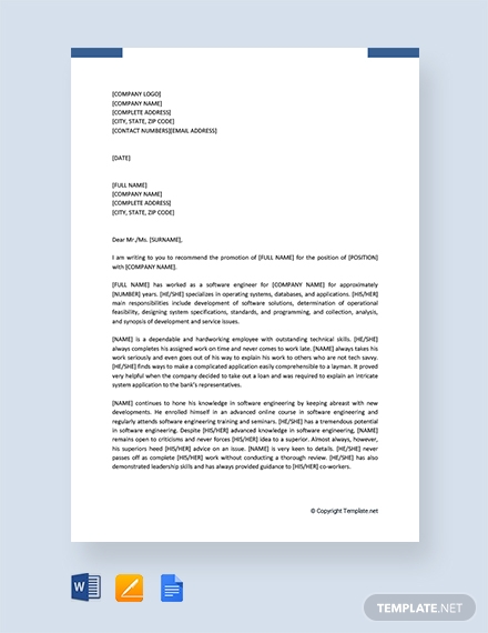 promotion recommendation letter for software engineer1