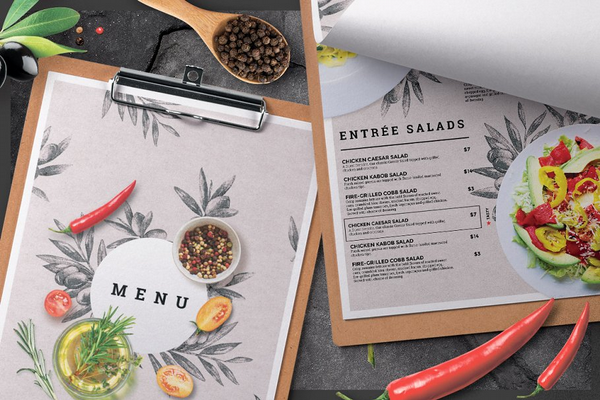 restaurant menu