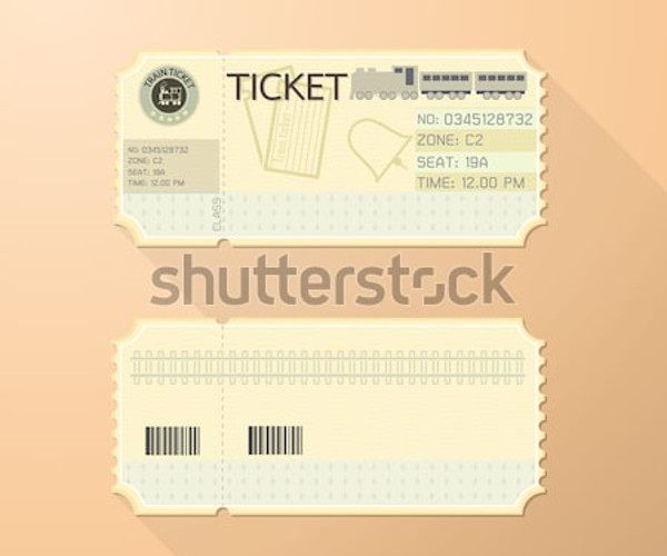 15+ Train Ticket Templates in AI Word Pages PSD Publisher
