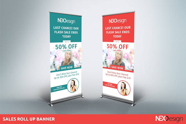 sales rollup banner template