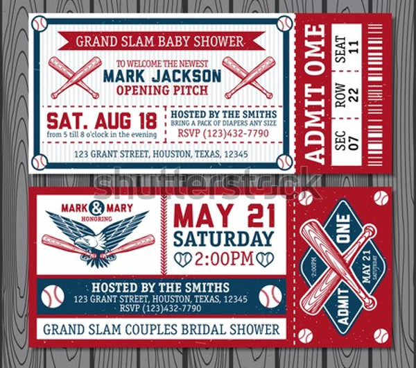 23+ Baseball Ticket Templates in AI Word Pages PSD Publisher