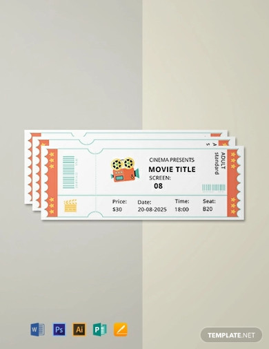 simple movie ticket