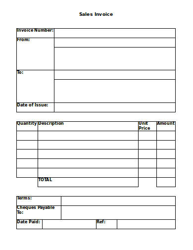 11 sales invoice templates pdf word apple pages excel numbers