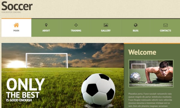 soccer – bootstrap framework wordpress theme