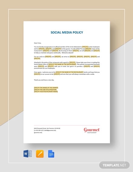 social-media-policy-templates-for-restaurant