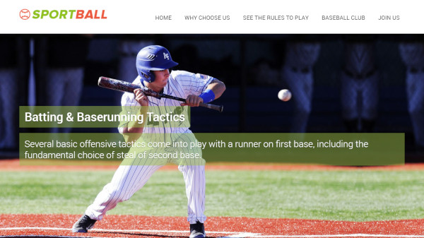 sportball in built contact form wordpress theme