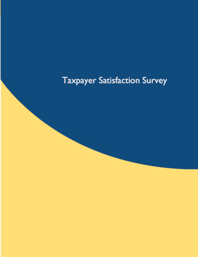 taxpayer satisfaction survey in pdf