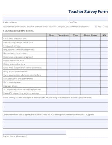 teacher-survey-form-template-in-pdf