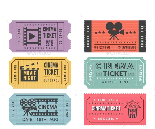 20+ Best Movie Ticket Templates in AI | InDesign | Word | Pages | PSD ...