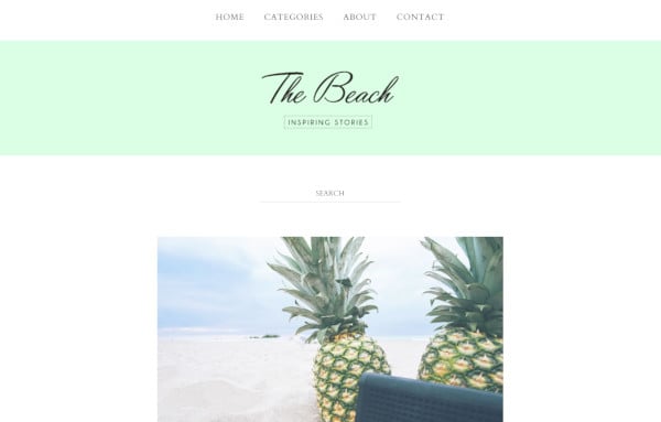 the beach – user friendly wordpress theme