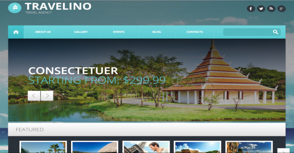 travelino full screen background wordpress theme