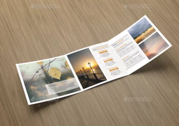 trifold photography pricing list template
