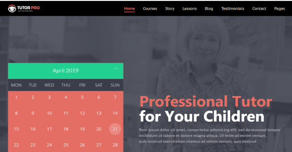 tutor pro – user friendly wordpress theme