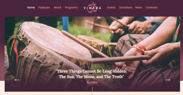 vihara mailchimp wordpress theme