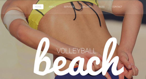 volleyball beach – seo friendly wordpress theme