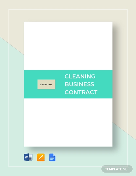 cleaning business contract