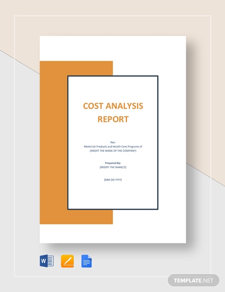 cost analysis report