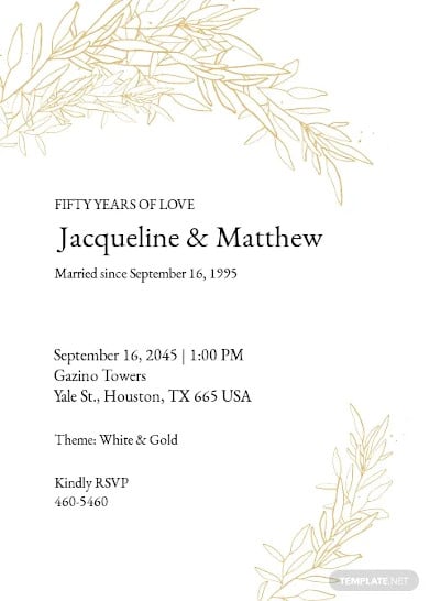 Golden-wedding-anniversary-invitation
