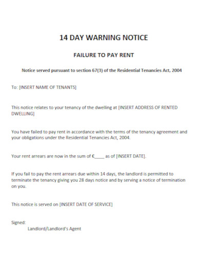 10+ Best Late Rent Notice to Tenant Templates - PDF, PSD, Google Docs, Word