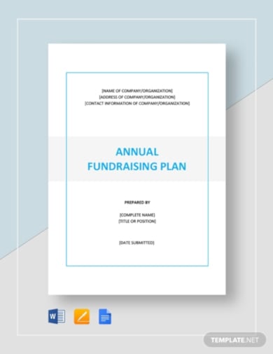 annual fundraising strategy downloadable template