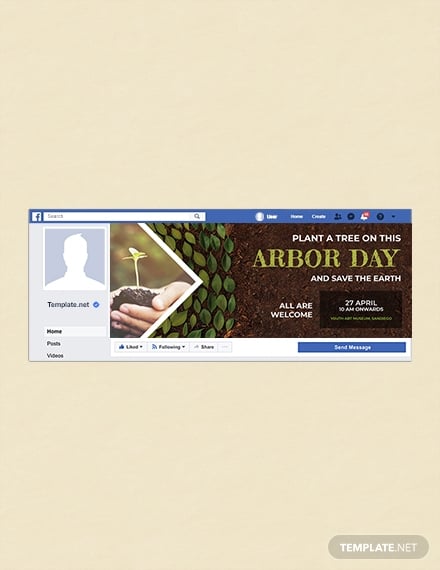 arbor day facebook cover format