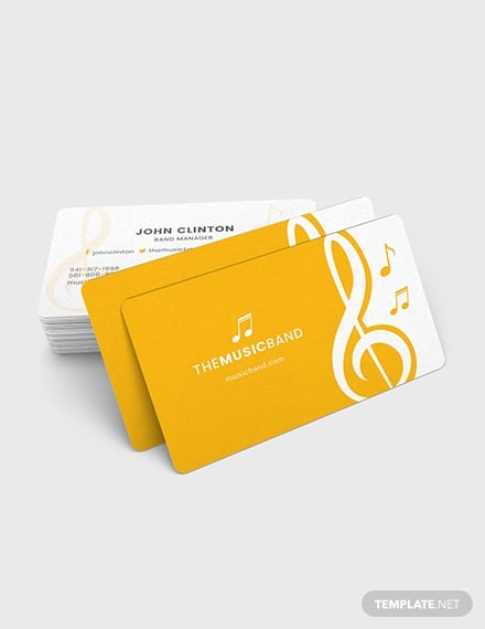 band-event-business-card-format