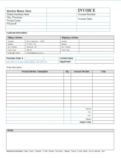 9+ Billing Invoice Templates - Word, Excel, Numbers, Pages, DOCX, PDF