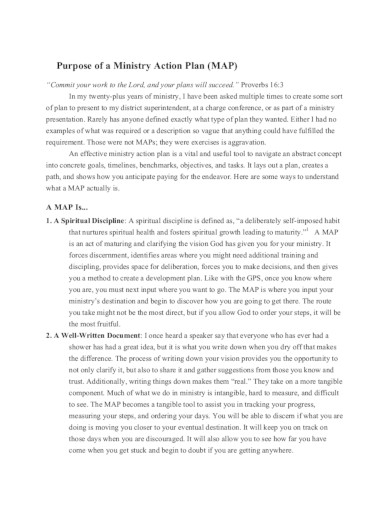 basic-church-action-plan-template