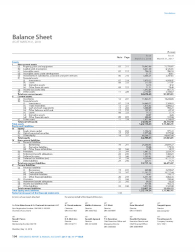 basic company balance sheet