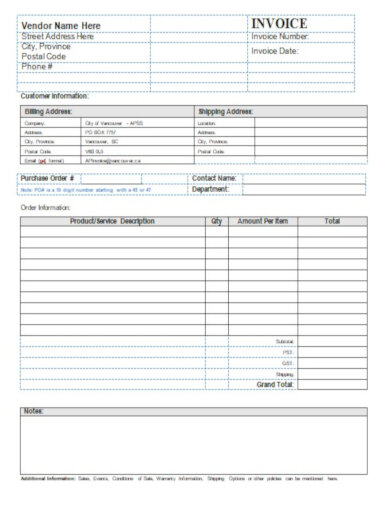 10+ Basic Invoice Templates - Word, Excel, Numbers, Pages, DOCX, PDF
