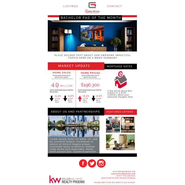 12+ FREE Real Estate Email Newsletter Templates in PSD HTML Free
