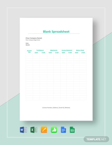 blank construction estimating spreadsheet