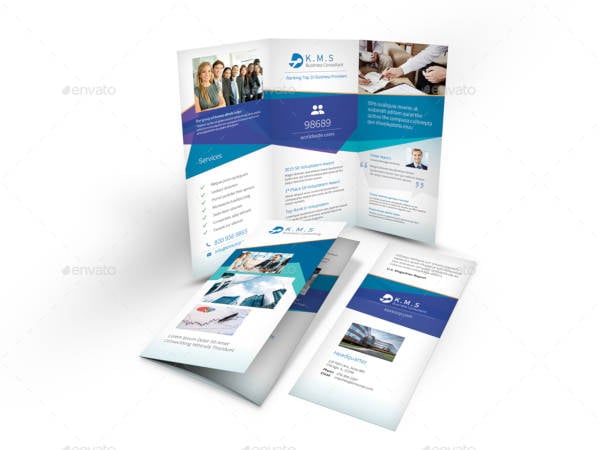business consulting service brochure