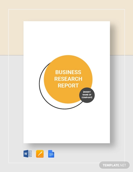 Research Report Format Template - 11+ Free Word, PDF Format Download