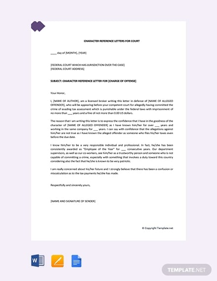 character-reference-letter-for-courts-template