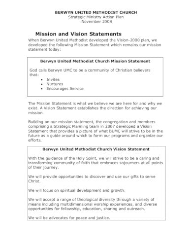 church-action-plan-template-example