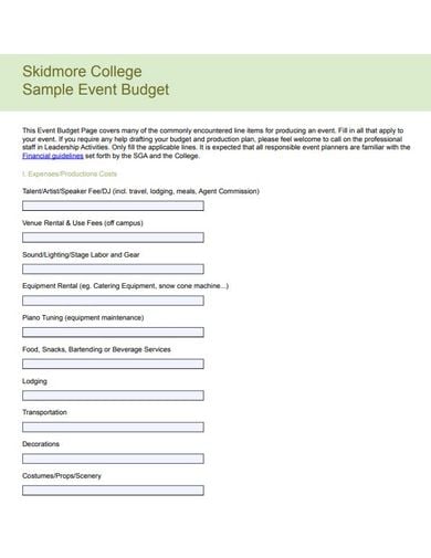 college-event-budget-template